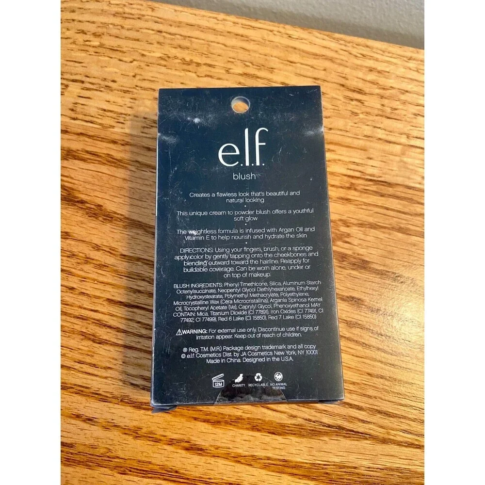 e.l.f Beautifully Bare Cream Blush Rose Royalty ELF New In Box
